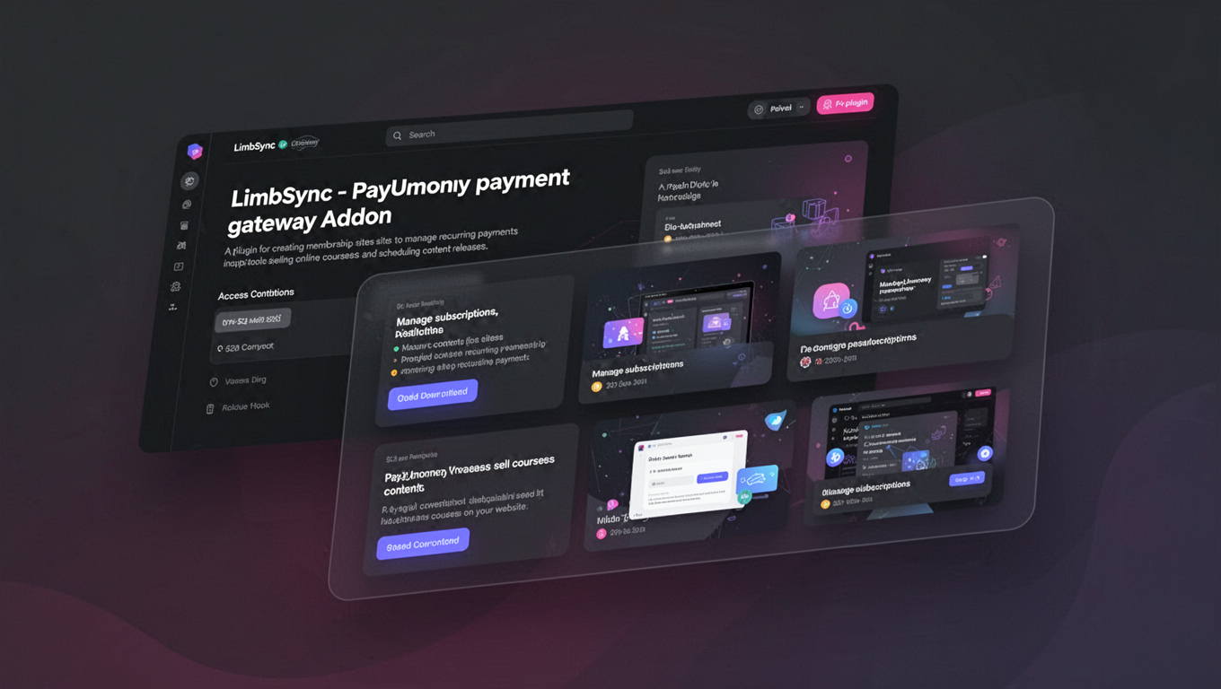 Preview of LimbSync - PayUmoney payment gateway Addon