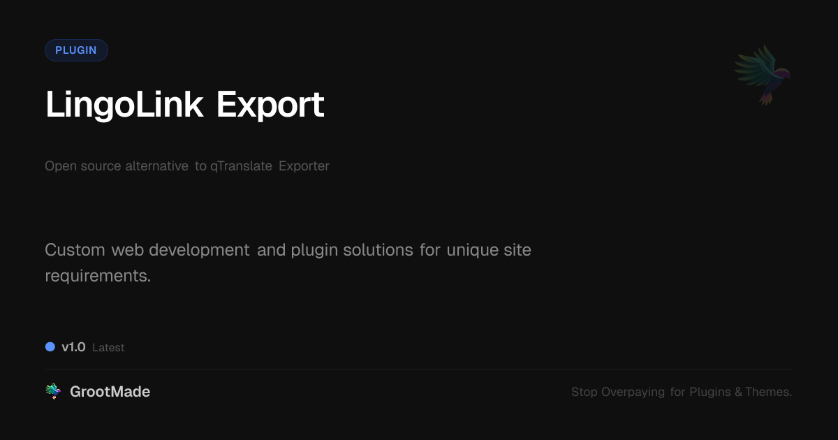Preview of LingoLink Export