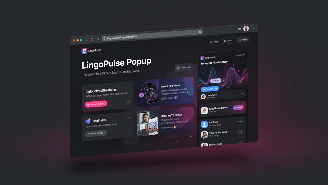 Preview of LingoPulse Popup