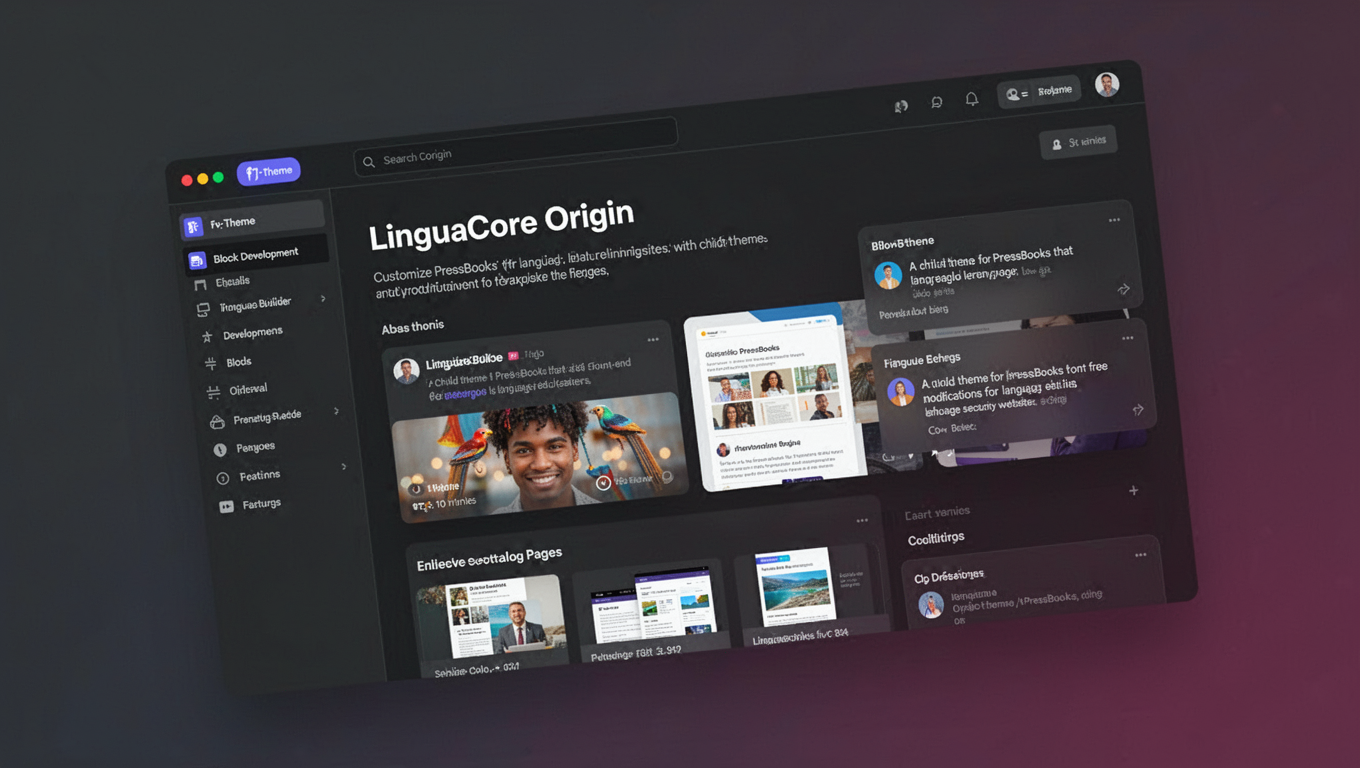 Preview of LinguaCore Origin