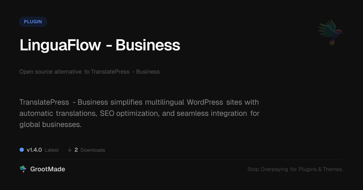 Preview of LinguaFlow - Business