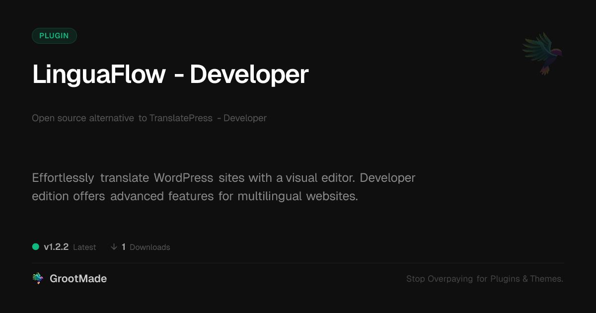 Preview of LinguaFlow - Developer