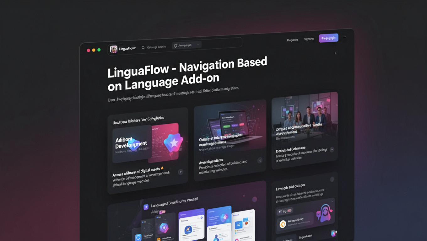 Preview of LinguaFlow - Navigation Based on Language Add-on