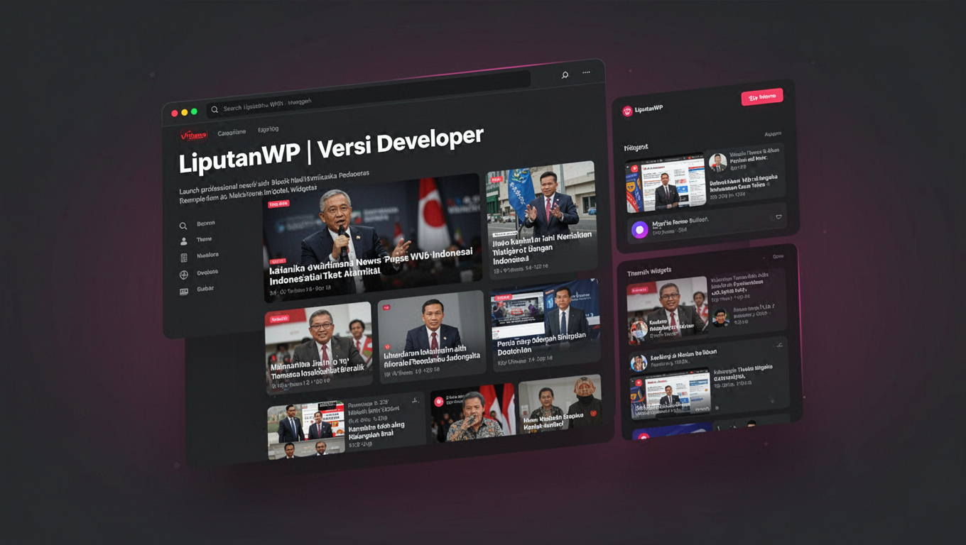 Preview of LiputanWP | Versi Developer