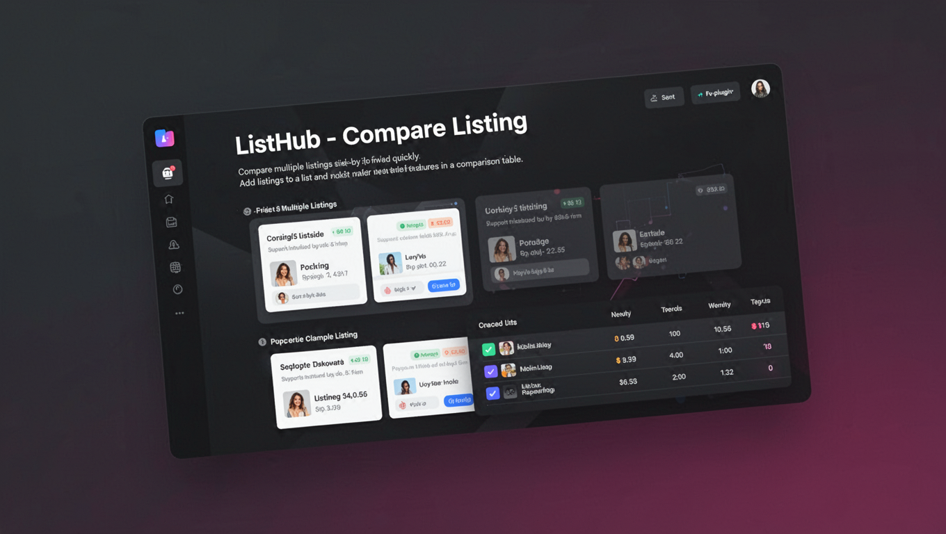 Preview of ListHub - Compare Listing