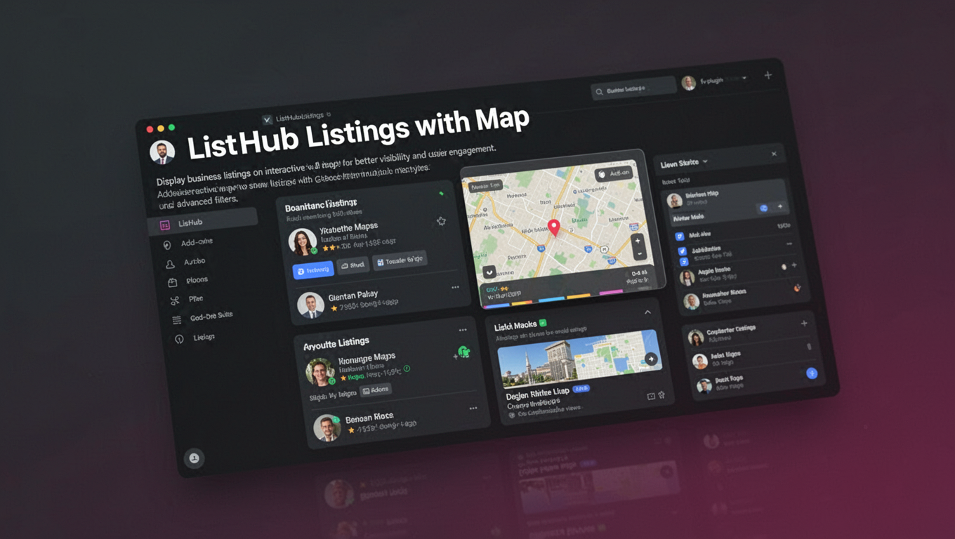 Preview of ListHub Listings with Map
