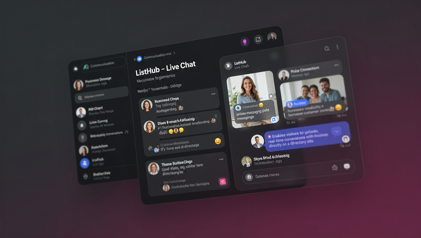 Preview of ListHub - Live Chat