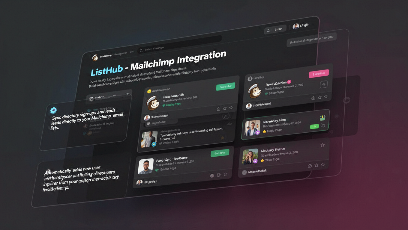 Preview of ListHub - Mailchimp Integration