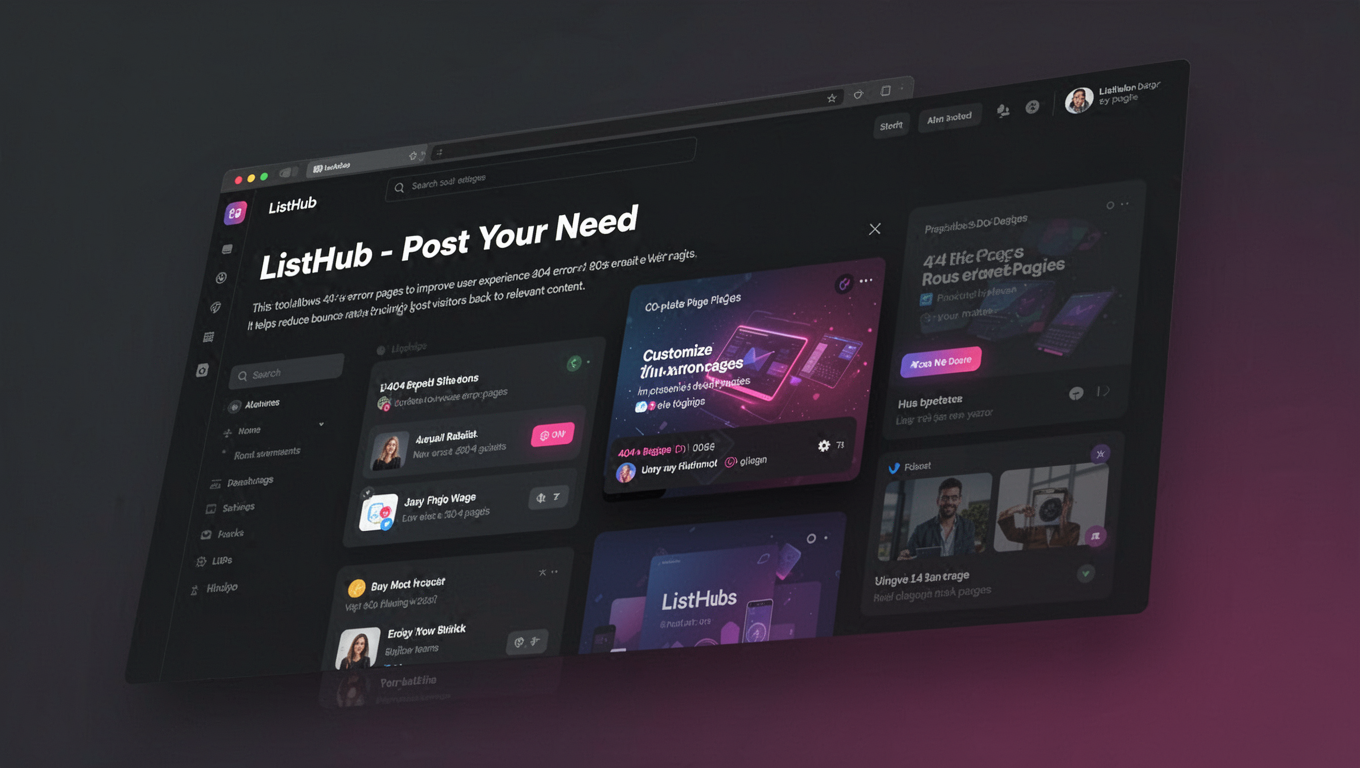 Preview of ListHub - Post Your Need