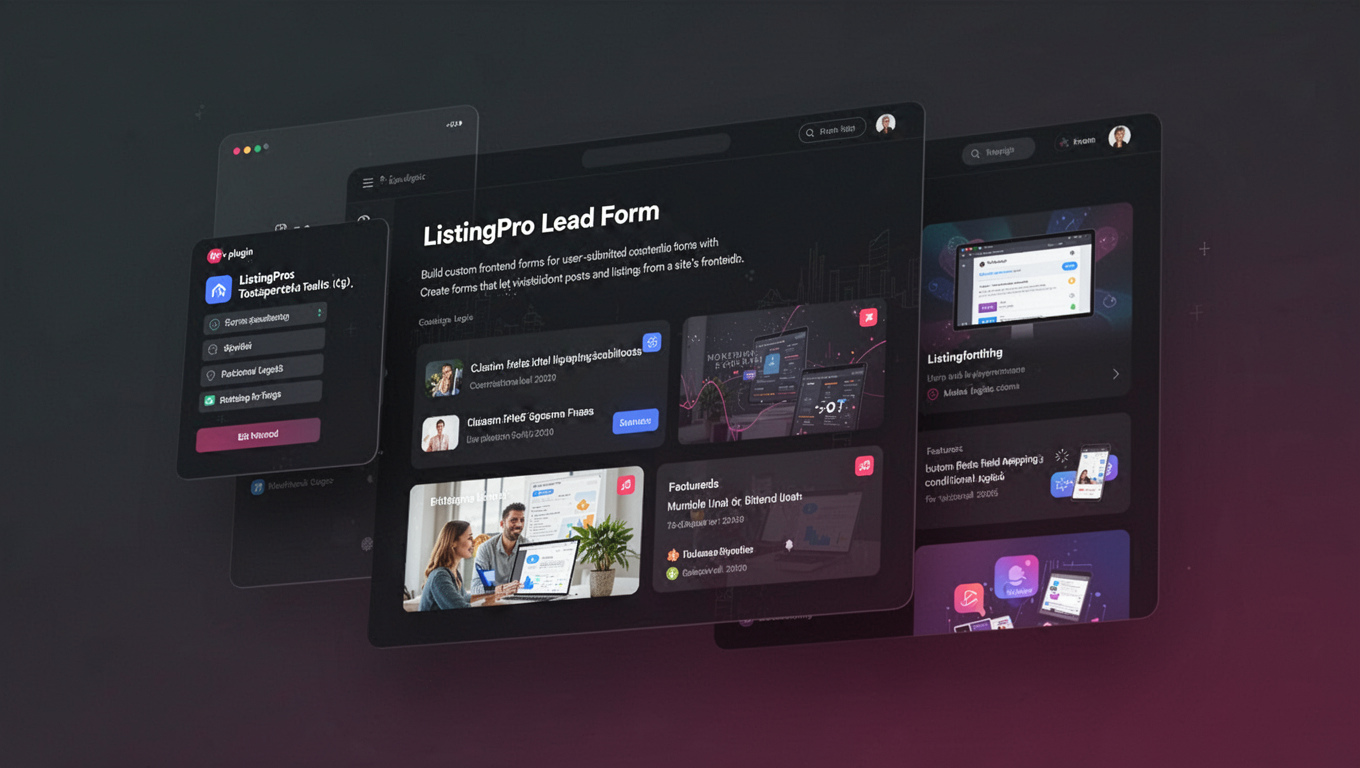 Preview of ListingPro Lead Form