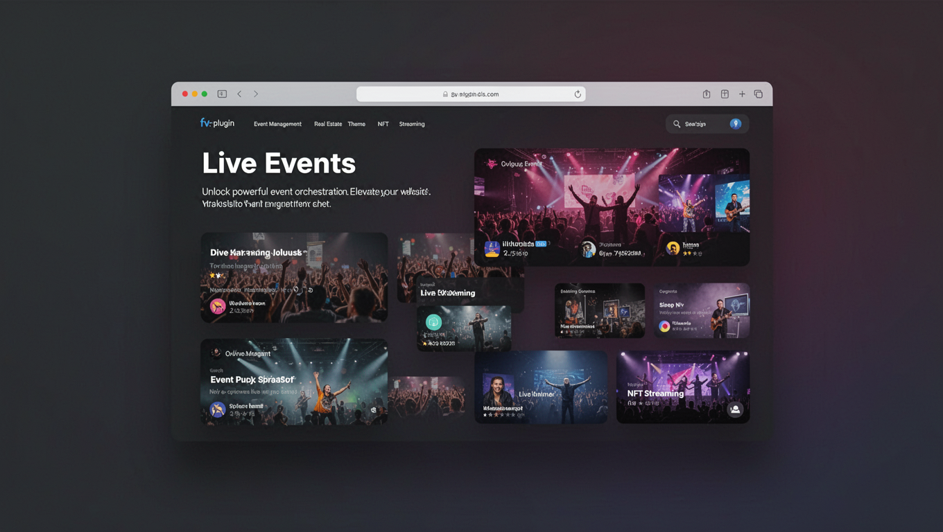 Preview of Live Events