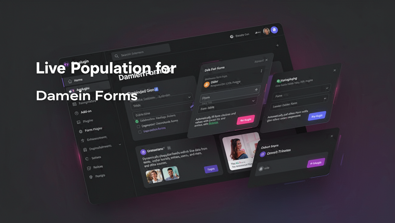 Preview of Live Population for Damien Forms