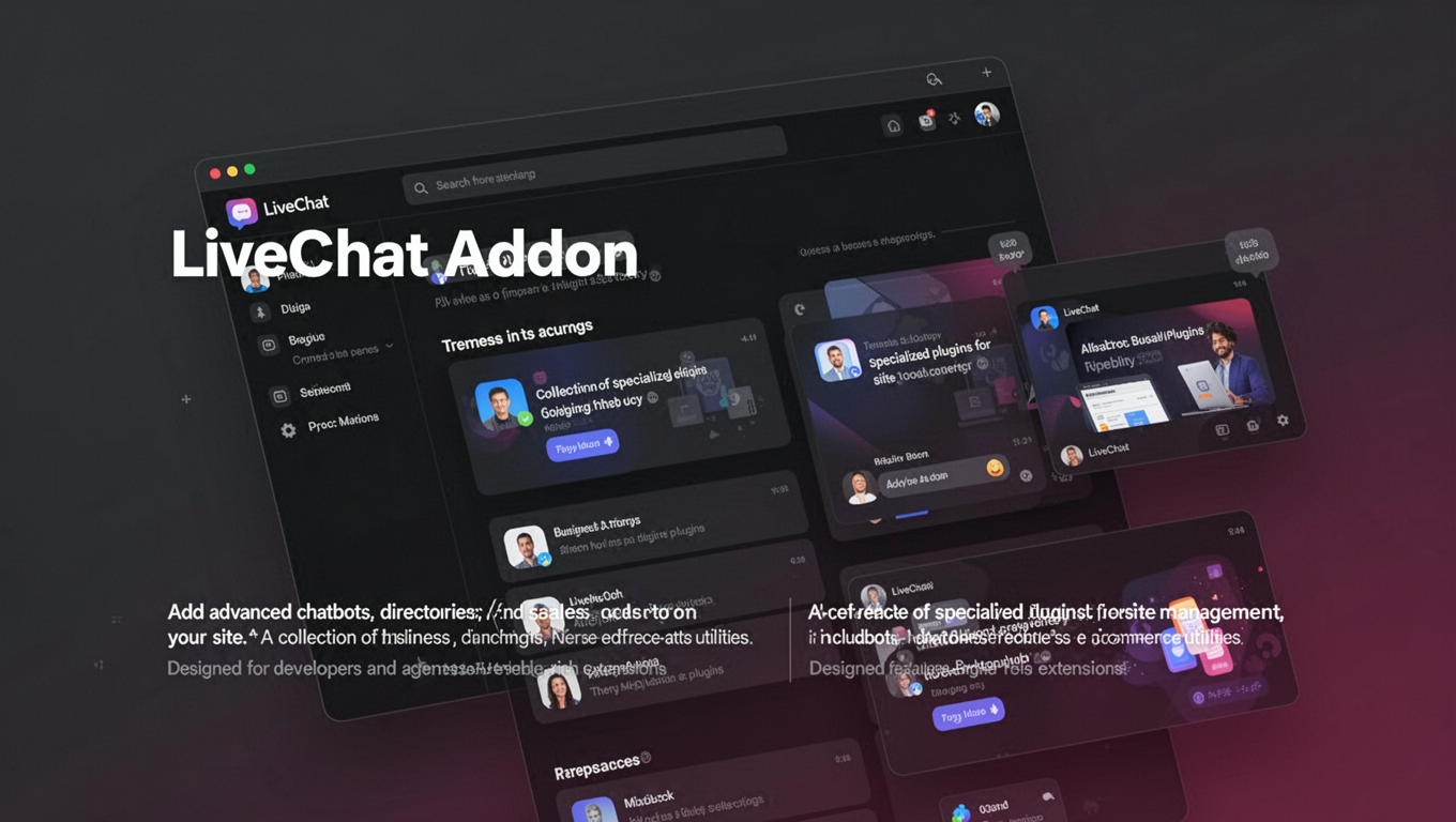 Preview of LiveChat Addon