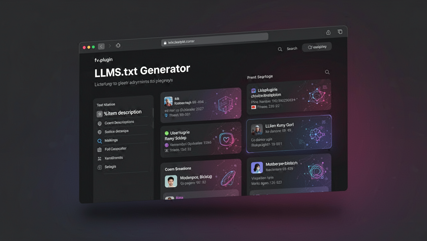Preview of LLMs.txt Generator