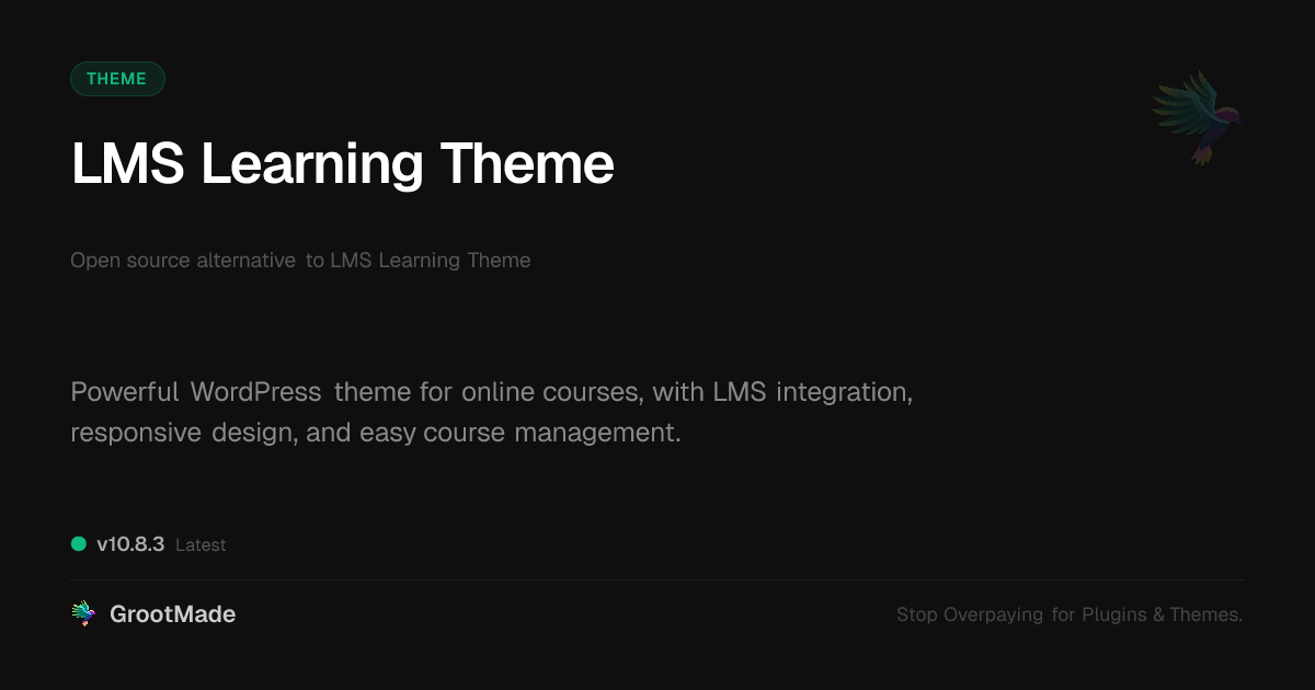 Preview of LMS Learning Theme