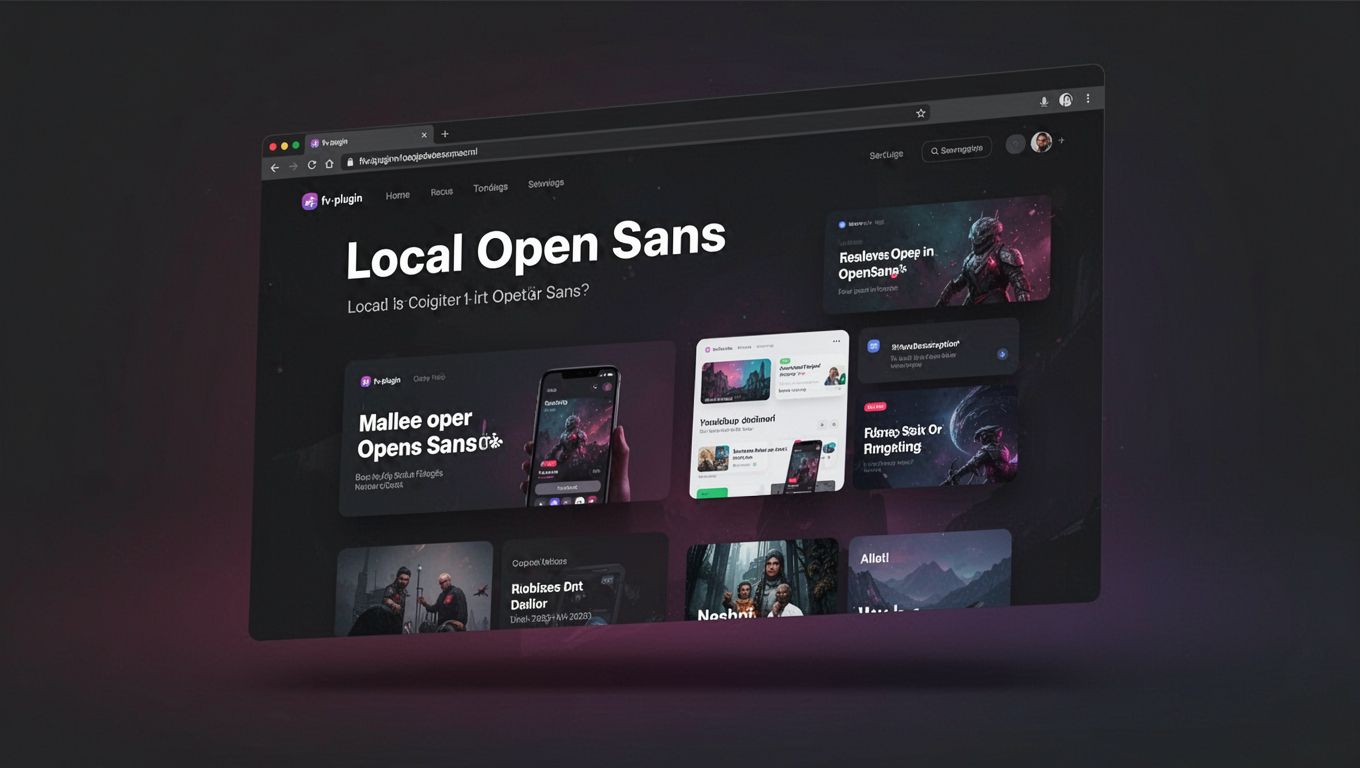 Preview of Local Open Sans