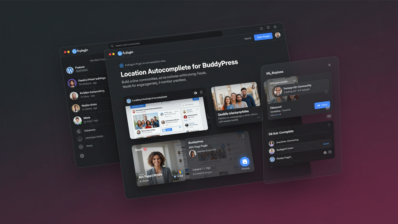 Preview of Location Autocomplete for BuddyPress