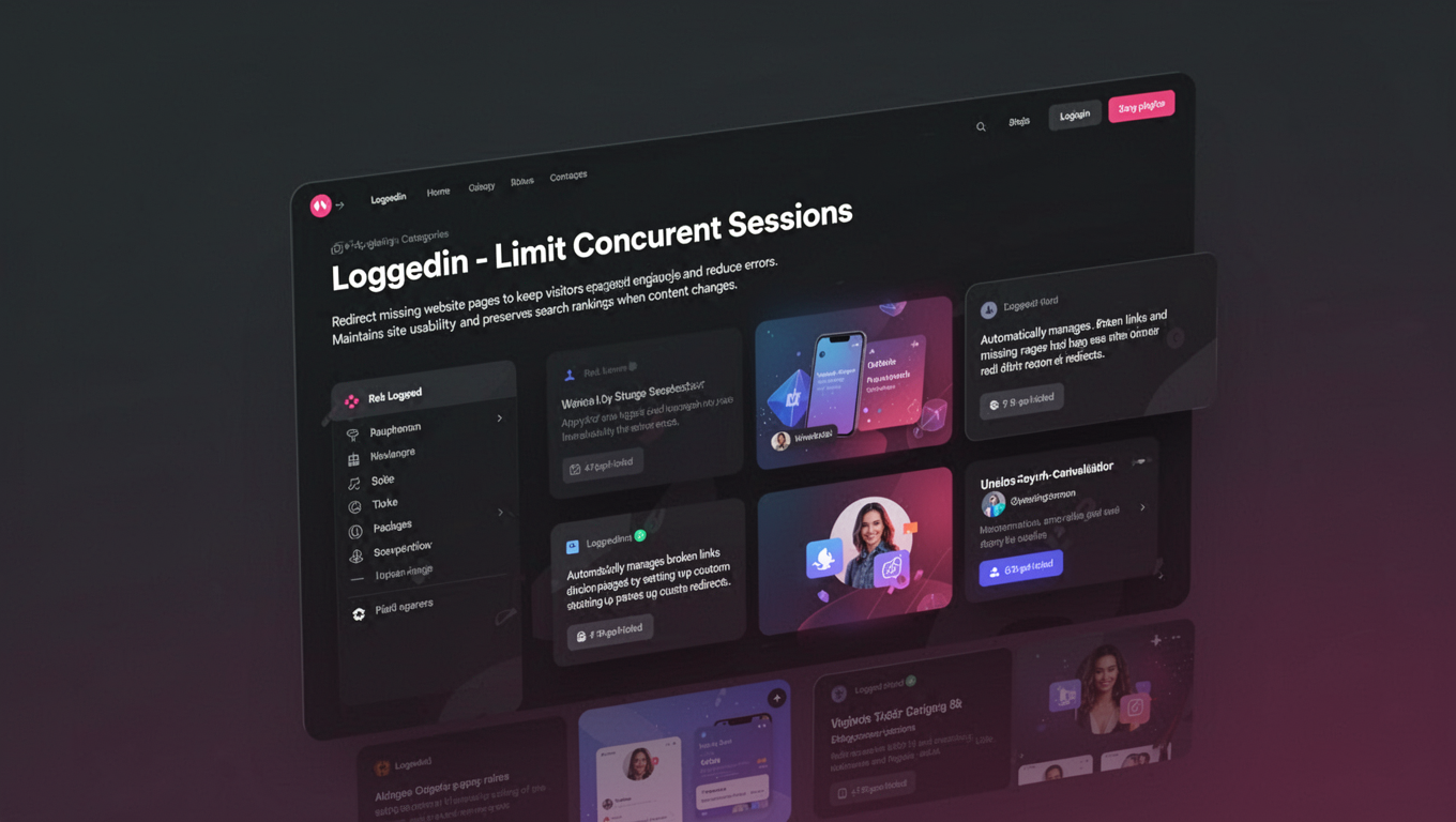 Preview of Loggedin - Limit Concurrent Sessions