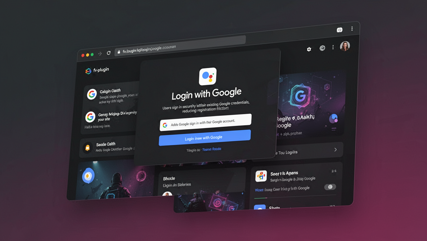 Preview of Login with Google