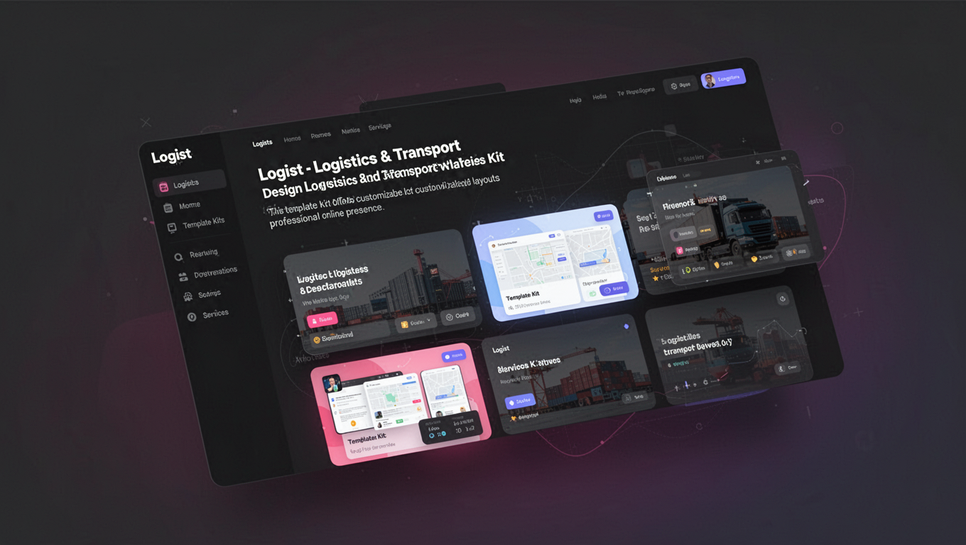 Preview of Logist - Logistics & Transport Elementor Template Kit
