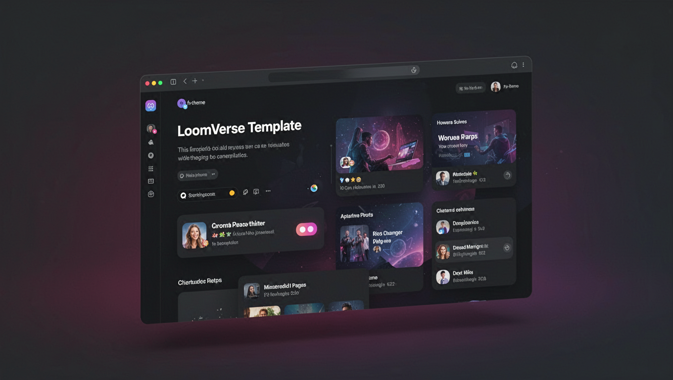 Preview of LoomVerse Template