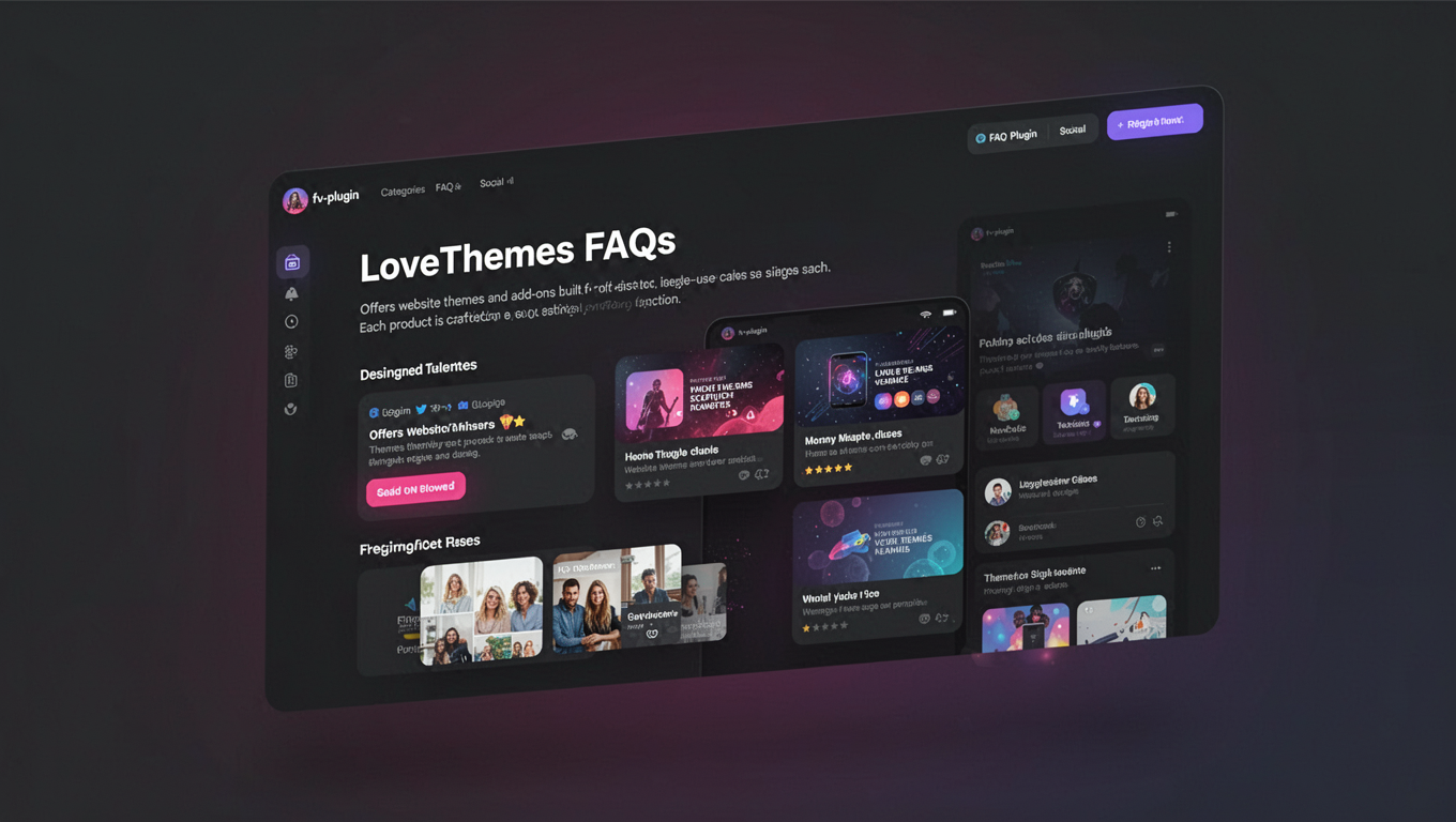 Preview of LoveThemes FAQs