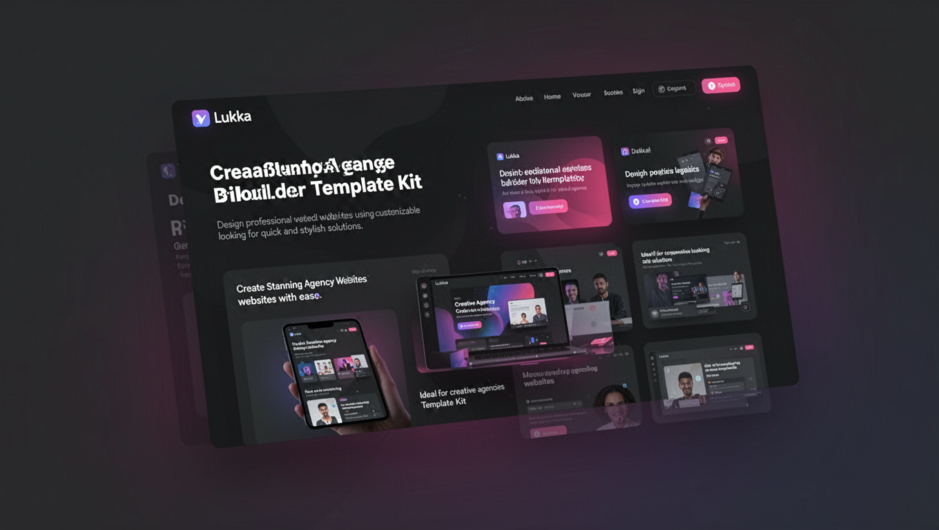 Preview of Lukka - Creative Agency Elementor Template Kit