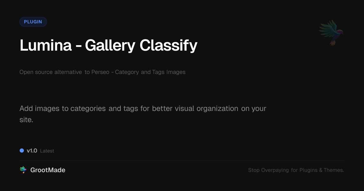 Preview of Lumina - Gallery Classify