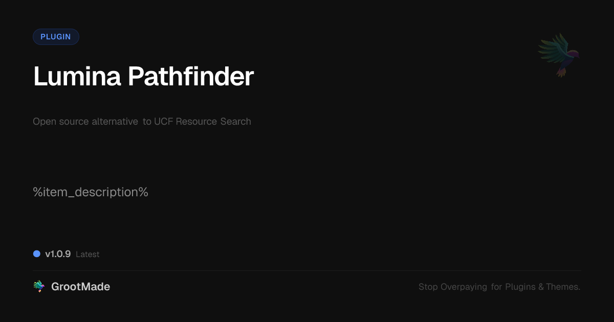 Preview of Lumina Pathfinder