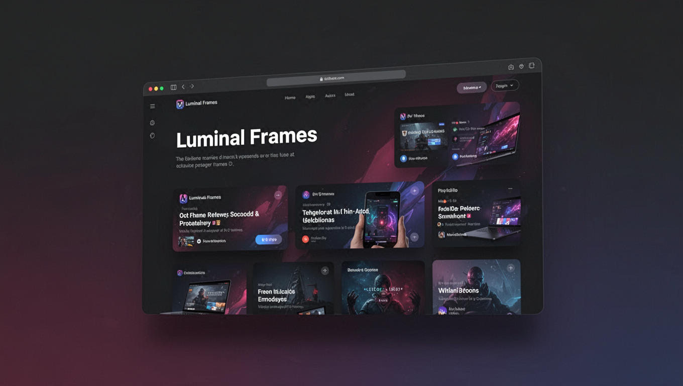 Preview of Luminal Frames