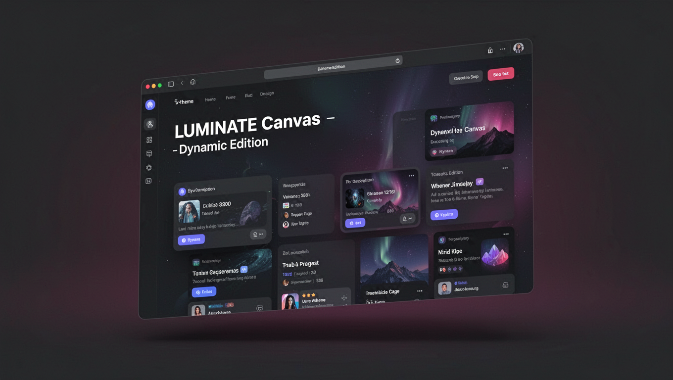 Preview of LUMINATE Canvas - Dynamic Edition