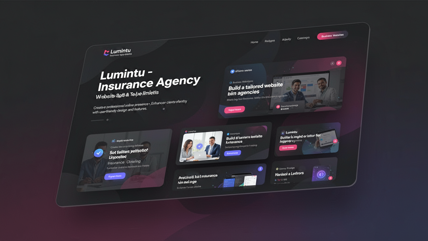 Preview of Lumintu - Insurance Agency Website