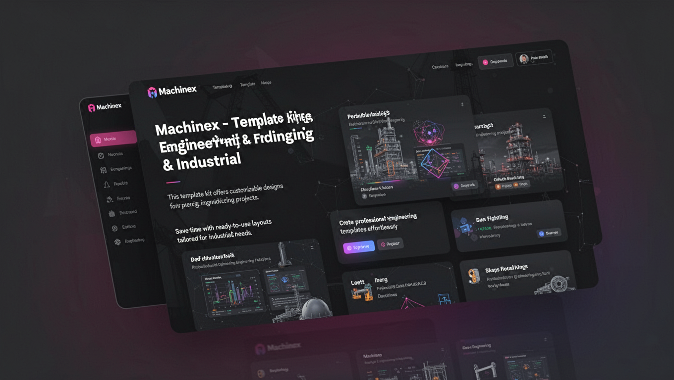 Preview of Machinex - Template kit for Engineering & Industrial