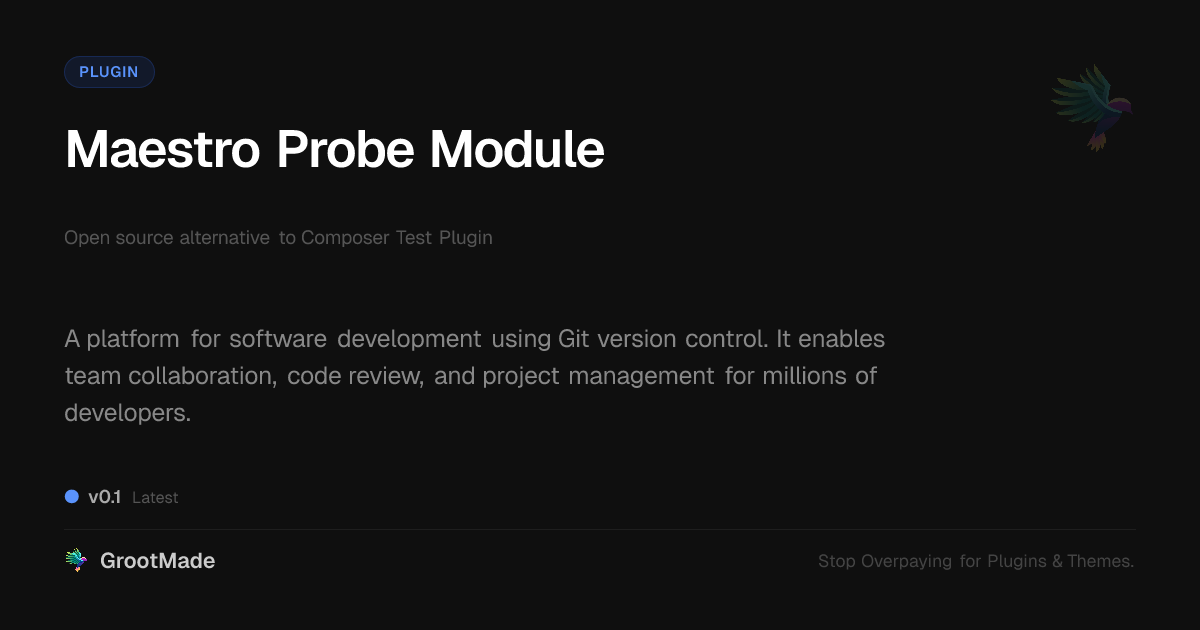 Preview of Maestro Probe Module