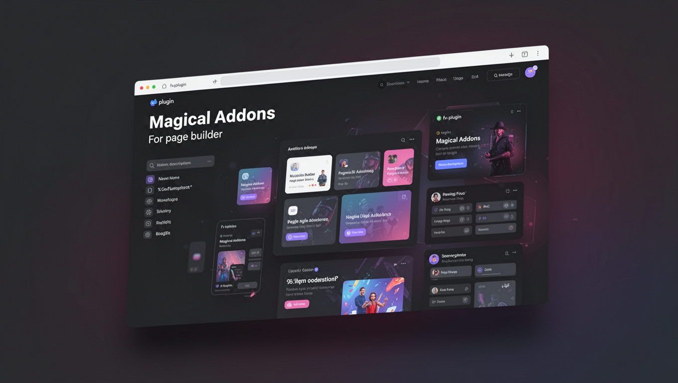 Preview of Magical Addons For Elementor