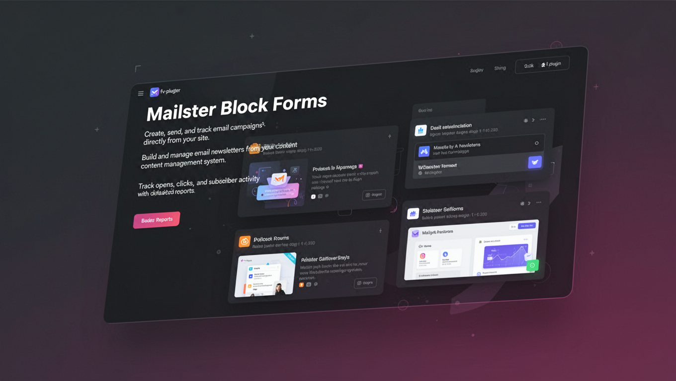 Preview of Mailster Block Forms