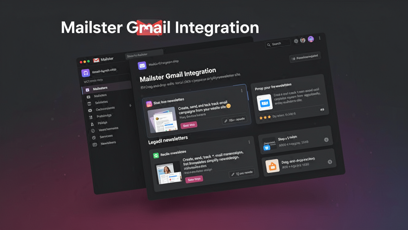 Preview of Mailster Gmail Integration