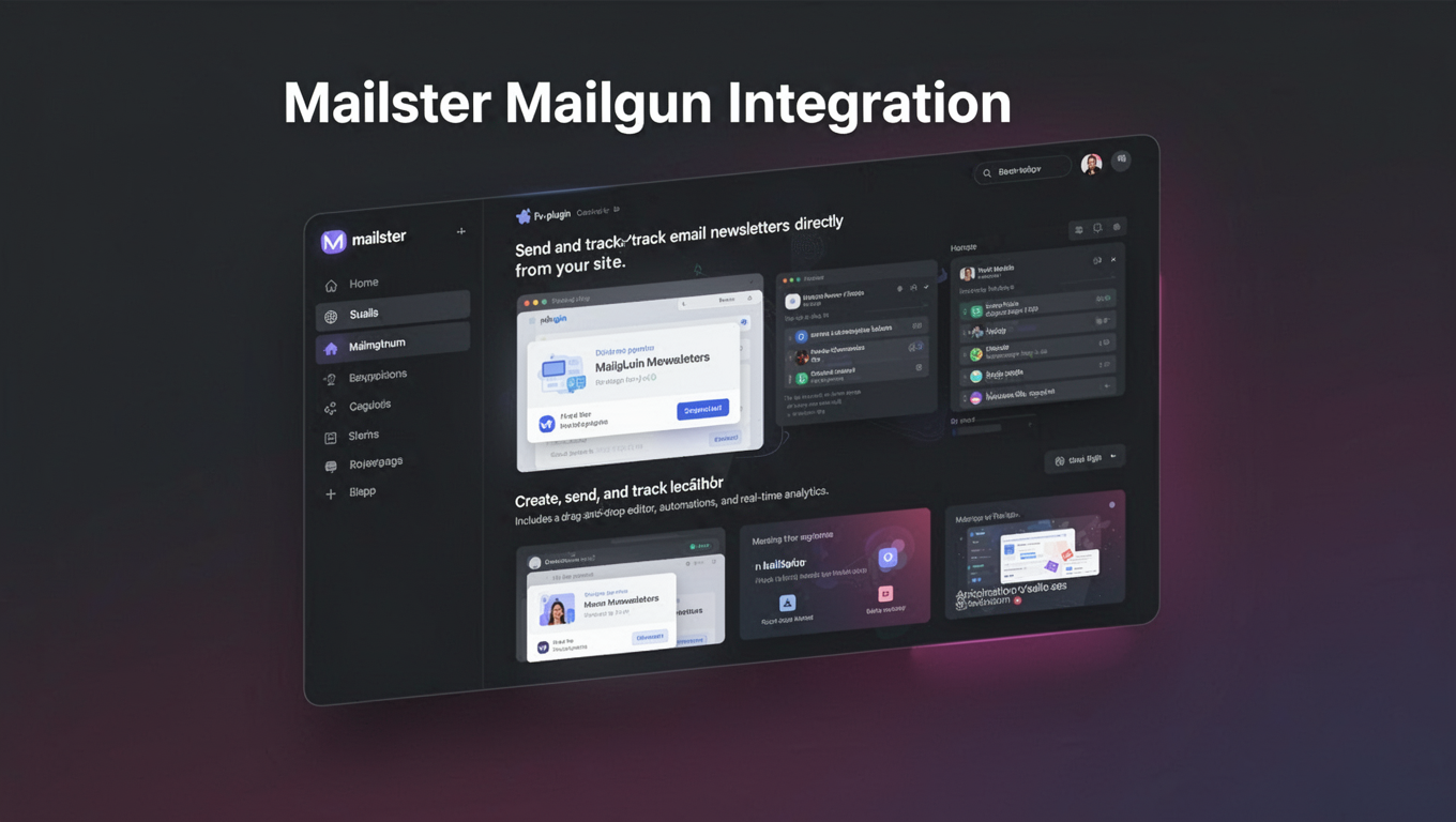 Preview of Mailster Mailgun Integration