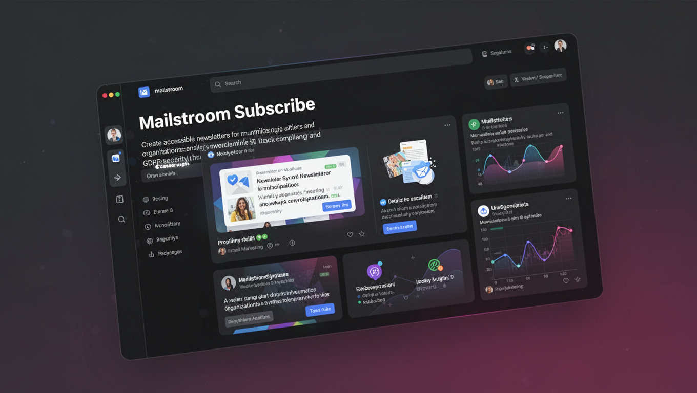 Preview of Mailstroom Subscribe