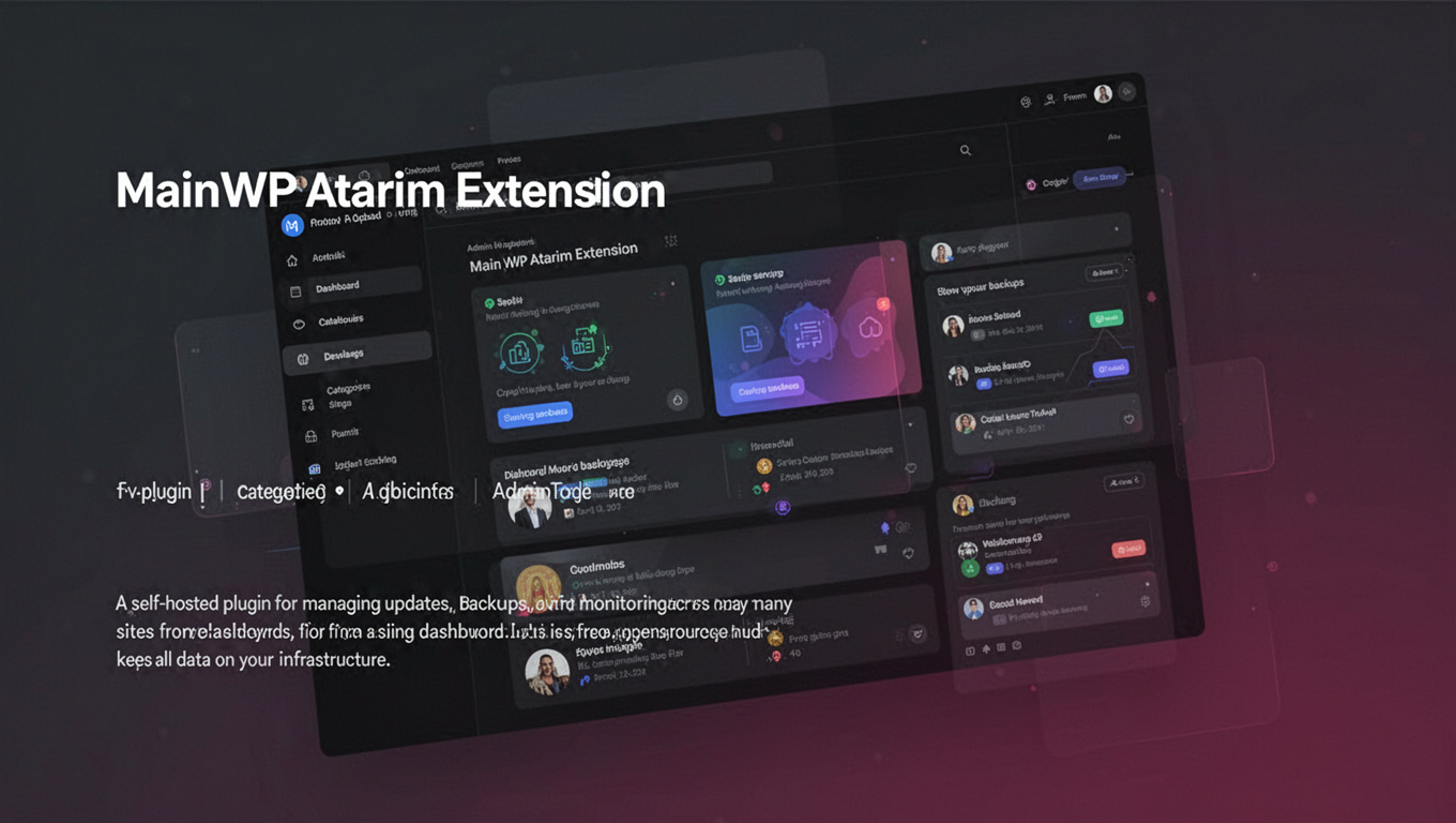 Preview of MainWP Atarim Extension