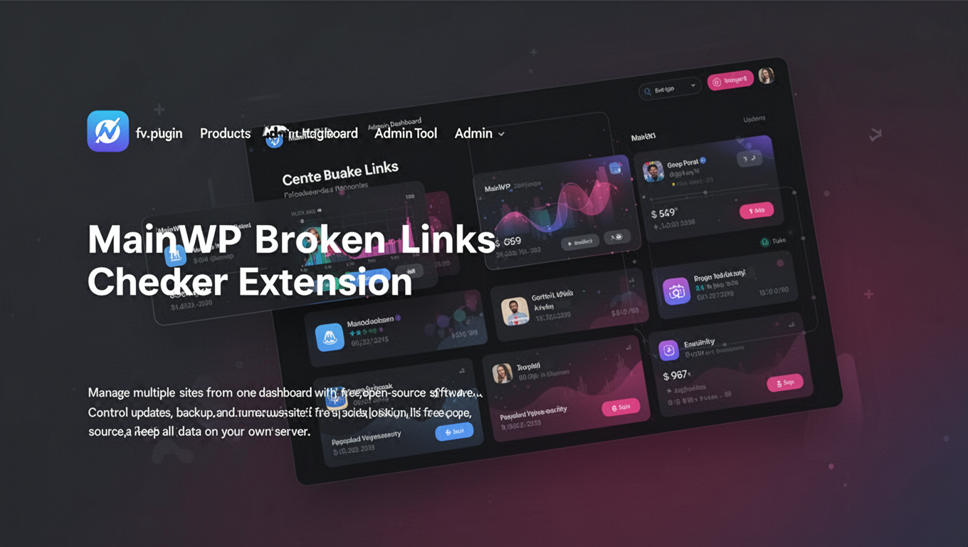 Preview of MainWP Broken Links Checker Extension
