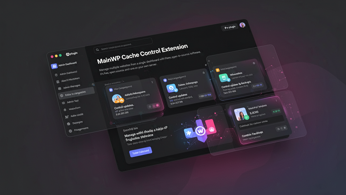 Preview of MainWP Cache Control Extension