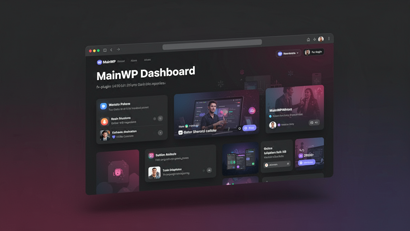 Preview of MainWP Dashboard