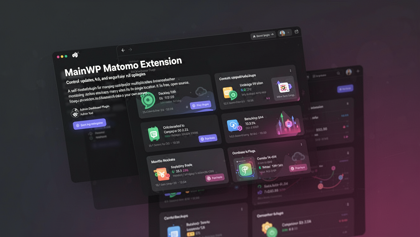 Preview of MainWP Matomo Extension