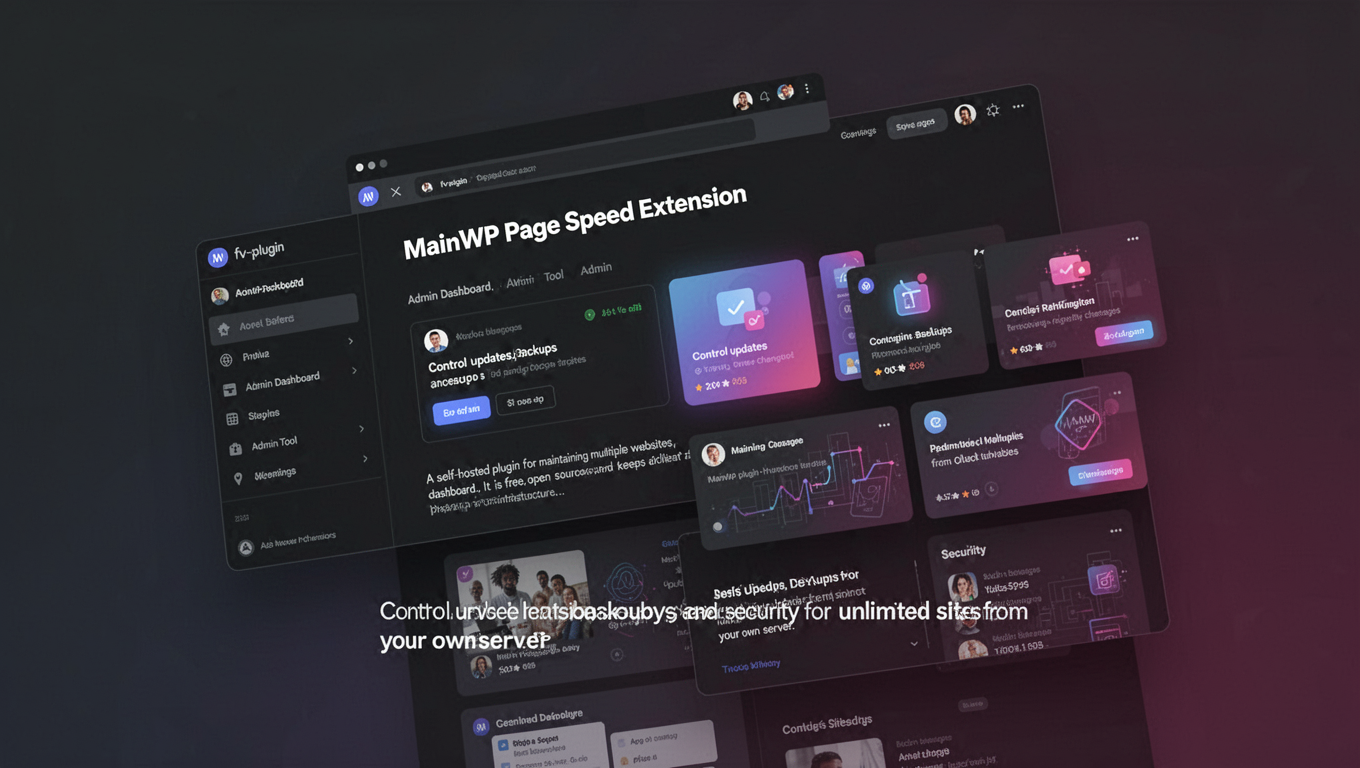 Preview of MainWP Page Speed Extension