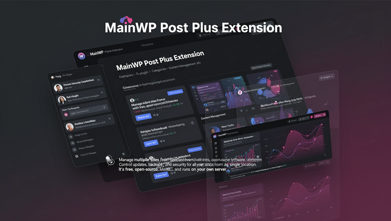 Preview of MainWP Post Plus Extension