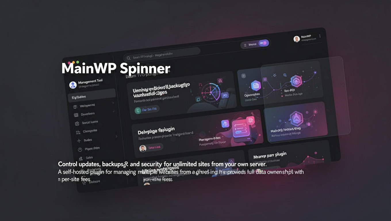 Preview of MainWP Spinner