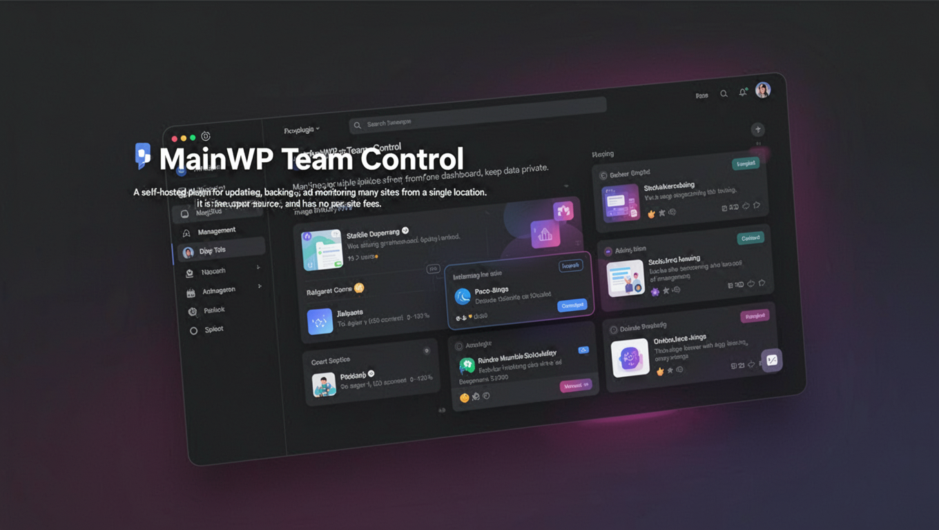 Preview of MainWP Team Control