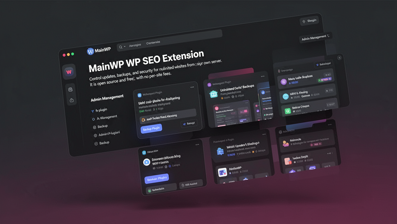 Preview of MainWP WP SEO Extension