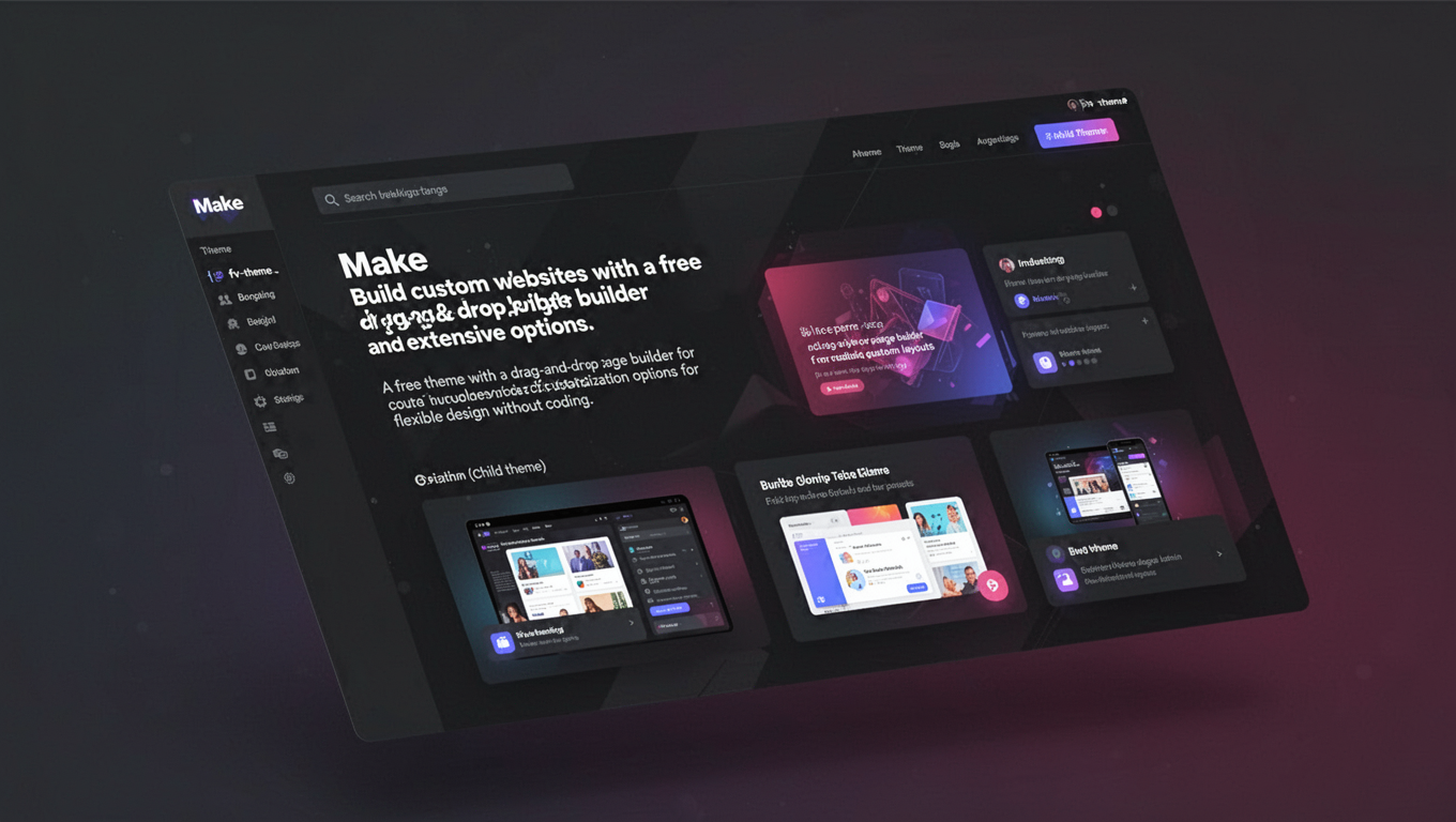 Preview of Make (child theme)